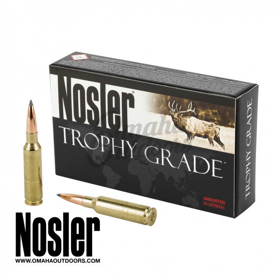 Nosler Trophy Grade 6.5 Creedmoor Ammo 142 Grain ABLR 20 Rounds