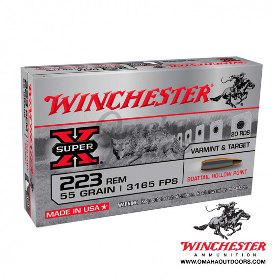 Winchester Super X 223 55gr BTHP